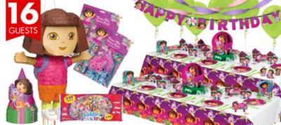 Dora The Explorer Party Supplies Ultimate Party Kit - Girls Birthday ...