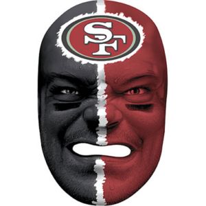 San Francisco 49ers Fan Face Mask - Party City