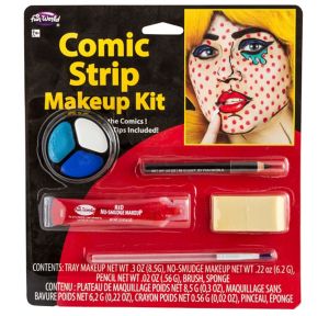 Comic Strip Makeup Kit 5pc - Party City