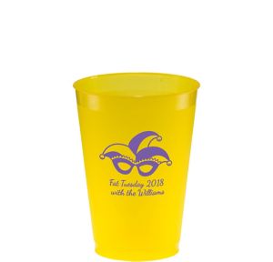 mardi gras plastic cups