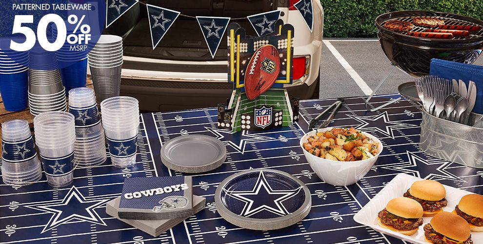 NFL Dallas Cowboys Party Supplies, Decorations & Party Favors Party City