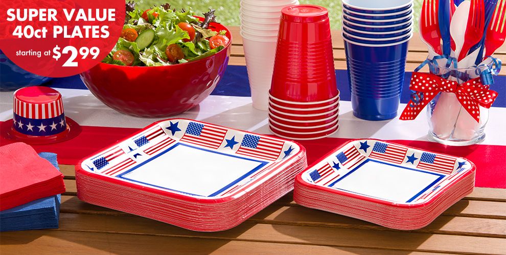 Stars & Stripes Party Supplies Party City