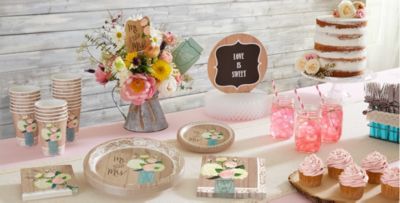 Rustic Wedding Party Supplies - Bridal Shower Themes - Bridal Shower