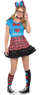 Womens Geek Chic Nerd Costume Accessories Party City 9186