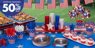 Captain America Patriotic Party Supplies   Captain America Party