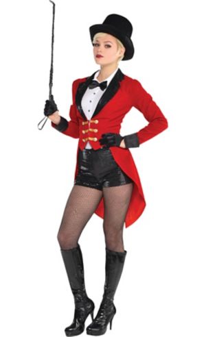 costume costumes halloween circus ringmaster adult party theme diy ring dress carnival womens woman partycity master leader female clown dance