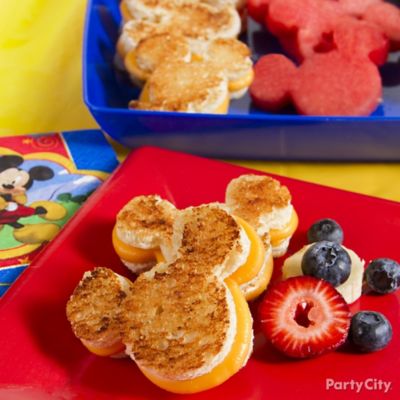 Mickey Mouse Grilled Cheese Idea