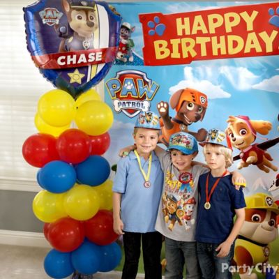 PAW Patrol Balloon Column DIY Party City