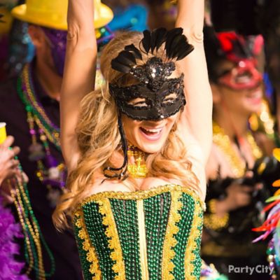 mardi gras bustier