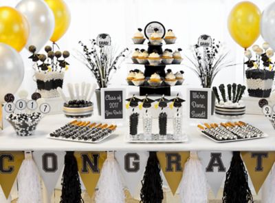 Classy Grad Treat Table Ideas - Graduation Party Ideas - Special