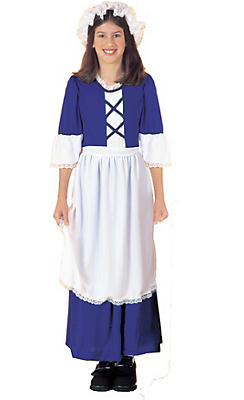 Colonial Costumes for Girls - Kids Colonial Halloween Costumes ...