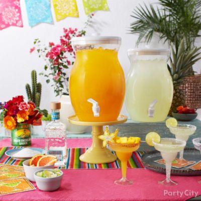 How to Set Up a Margarita Station Papel Picado Inspired Fiesta Party