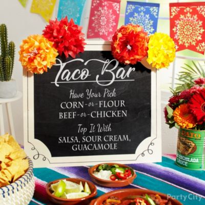 taco-bar-diy-menu-sign-papel-picado-inspired-fiesta-party-ideas