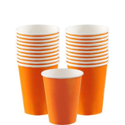 Orange paper coffee cups new arrivals