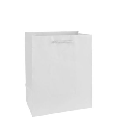 plain white gift bags