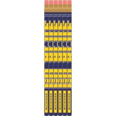 NCAA University of Michigan Wolverines Pencil Set 6-pack 
