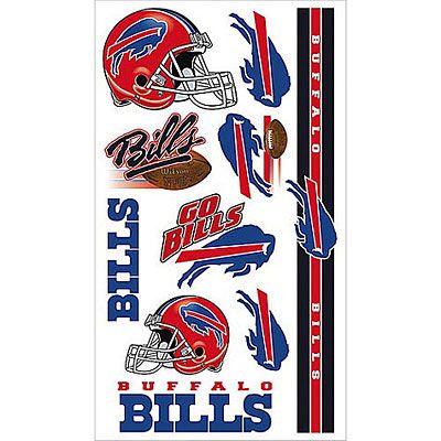 Buffalo Bills Team Logo Transfers Rub-On Stickers/Tattoos, 3 Pack