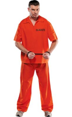 party city orange jumpsuit