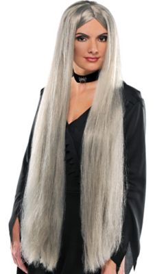 grey wig