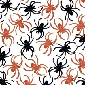 Black and Orange Spider Rings - 125 Count - Party City