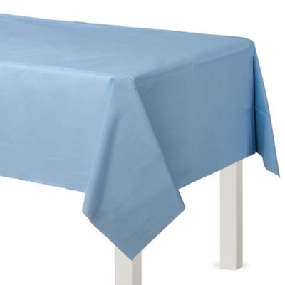 blue table linens