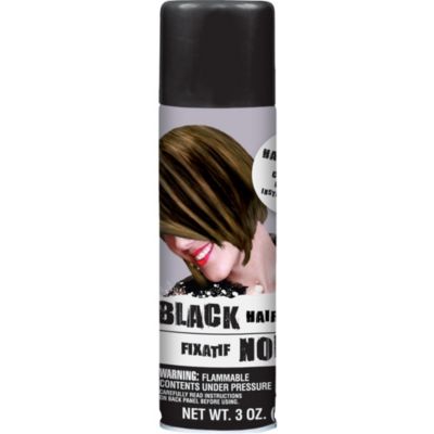 Black Hair Spray 3oz | Party City