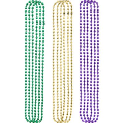 Mardi Gras Bead Necklaces 100ct | Party City