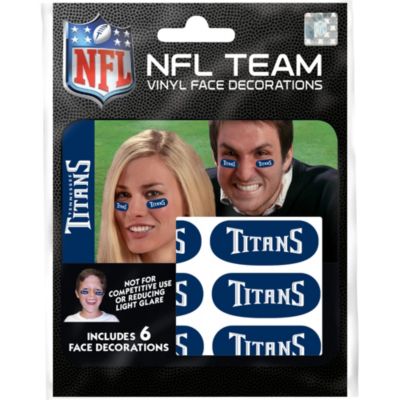 Tennessee Titans 15-Pack of Face Decals