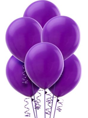 purple balloons