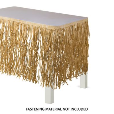 Natural Grass Table Skirt