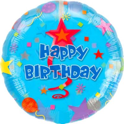 Swirl Happy Birthday Balloon | Party City