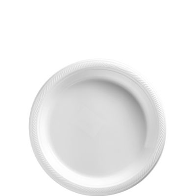 Berkley Jensen 7 White Plastic Dessert Plates