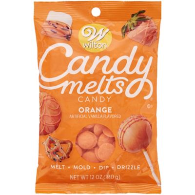 Orange Candy Melts 12oz Party City