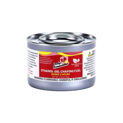 2-Hour Gel Chafing Fuel Cans, 6.43oz, 6ct