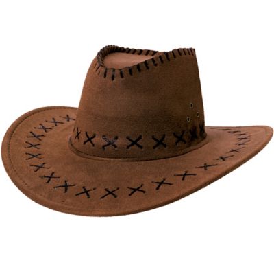 Suede Cowboy Hat 13in x 5in Party City Suede Cowboy Hat 13in x 5in Party City