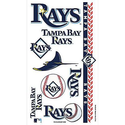 Tampa Bay Rays™ Peel & Stick Tattoos 8 pc Pack 