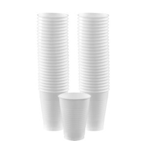 BOGO White Plastic Cups 50ct 12oz - Party City