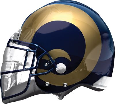 Los Angeles Rams Helmet Foil Balloon, 21in x 17in