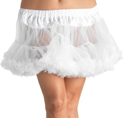 plus size knee length petticoat