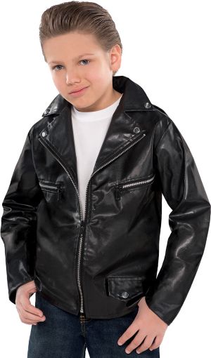 Studded Greaser Jacket for Boys - Party City
