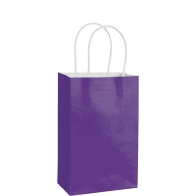 small purple gift bags