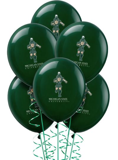 Michigan State Spartans Balloons 10ct Party City