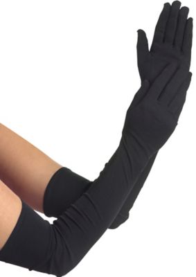 Extra Long Black Gloves | Party City