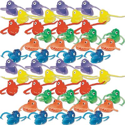 jelly monster finger puppets