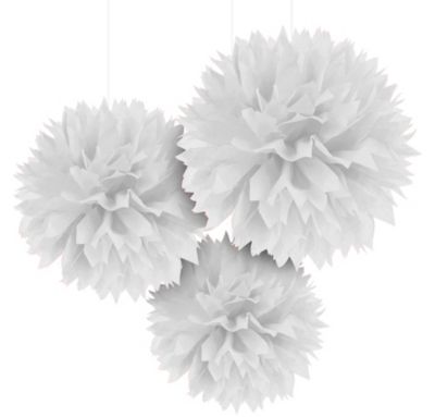 Rose Gold Tissue Pom Poms, 16in, 3ct