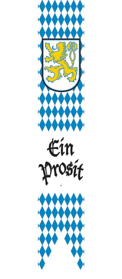 6FT OKTOBERFEST JOINTED EIN PROSIT BANNER Bavarian Lion Crest Party Decoration 