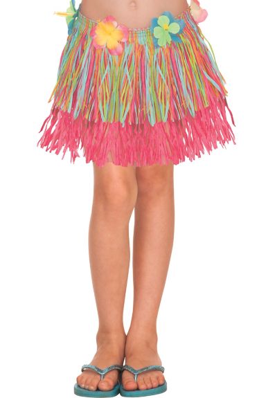 12 x 22 Amscan Child Two-Tone Party Hula Skirt 