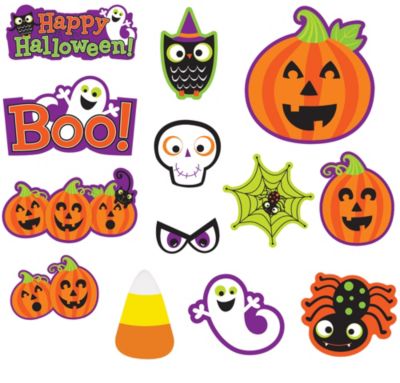 Halloween Cute Characters Cutouts Mega Value Pack | Party City