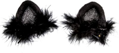 cat ear barrettes