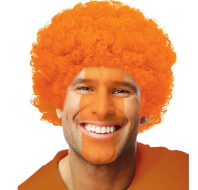 Party city 2025 orange wig